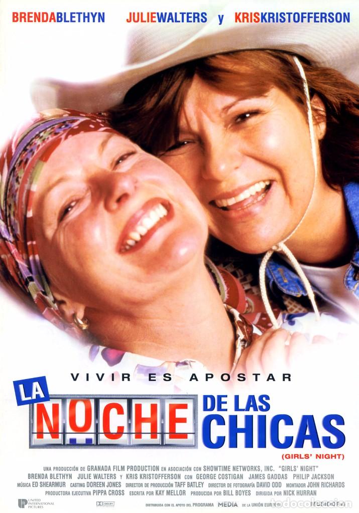 Cinema: LA NOCHE DE LAS CHICAS (GU&Iacute;A ORIGINAL DOBLE CON FOTOS DE SU ESTRENO EN ESPA&Ntilde;A)