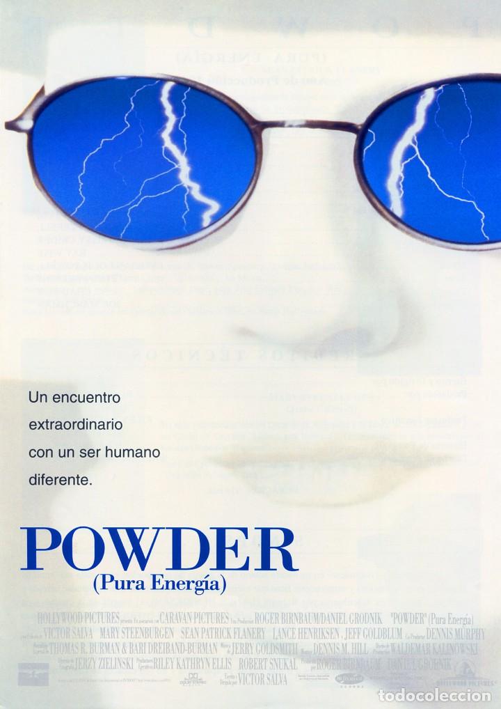 Cine: POWDER PURA ENERG&Iacute;A (GU&Iacute;A ORIGINAL DOBLE CON FOTOS DE SU ESTRENO EN ESPA&Ntilde;A)