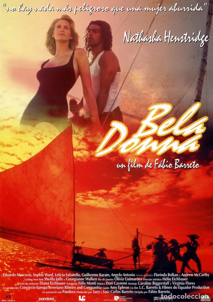 Cinema: BELA DONNA (GU&Iacute;A ORIGINAL DOBLE CON FOTOS DE SU ESTRENO EN ESPA&Ntilde;A)