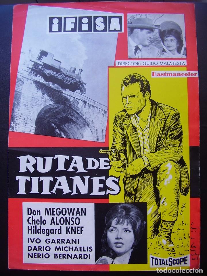 Cinema: GU&Iacute;A PUBLICITARIA DE LA PEL&Iacute;CULA RUTA DE TITANES, CHELO ALONSO