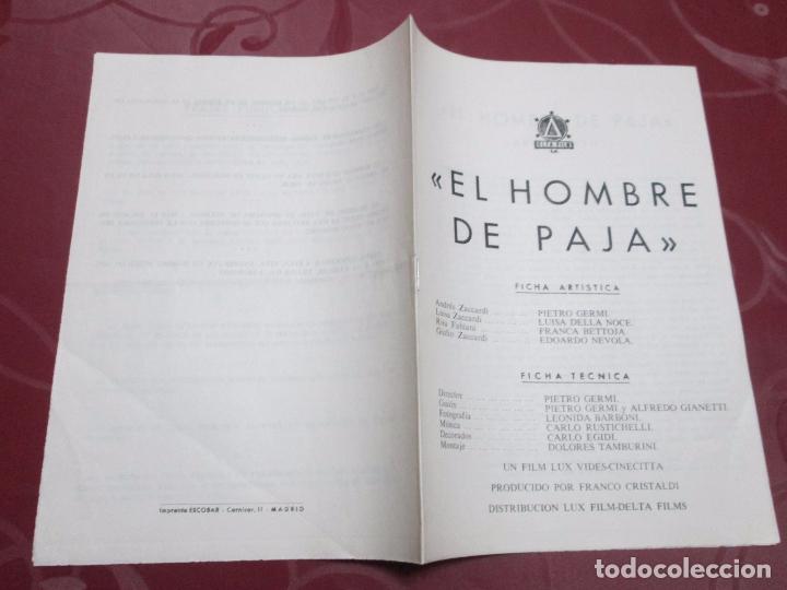 Kino: EL HOMBRE DE PAJA - PIETRO GERMI - DELTA FILMS