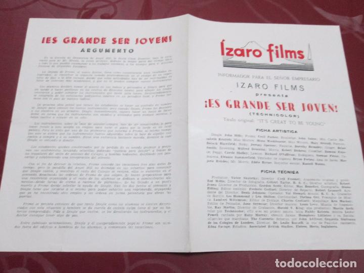 Kino: ES GRANDE SER JOVEN - JOHN MILLS - IZARO F ILMS