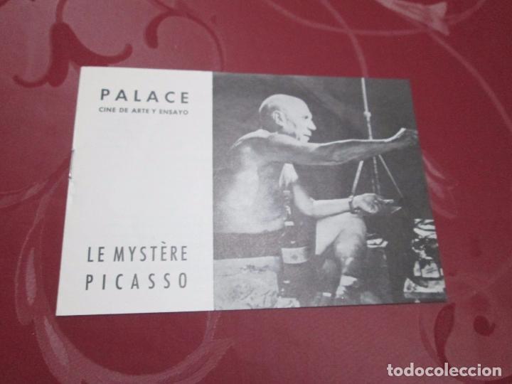 Cin&eacute;ma: LE MYSTERE PICASSO - PABLO PICASSO - PALACE CINE DE ARTE Y ENSAYO
