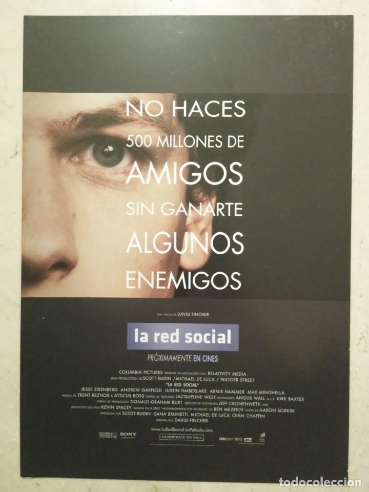 Cine: GUIA ORIGINAL -A4- LA RED SOCIAL - DAVID FINCHER - Jesse Eisenberg