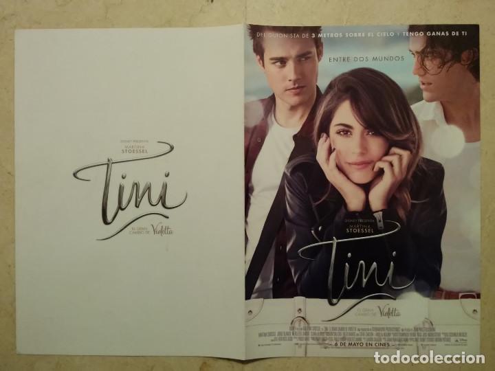 Cinema: GUIA ORIGINAL DOBLE -A4- TINI - ALBUM - MARTINA STOESSEL - el gran cambio de Violetta