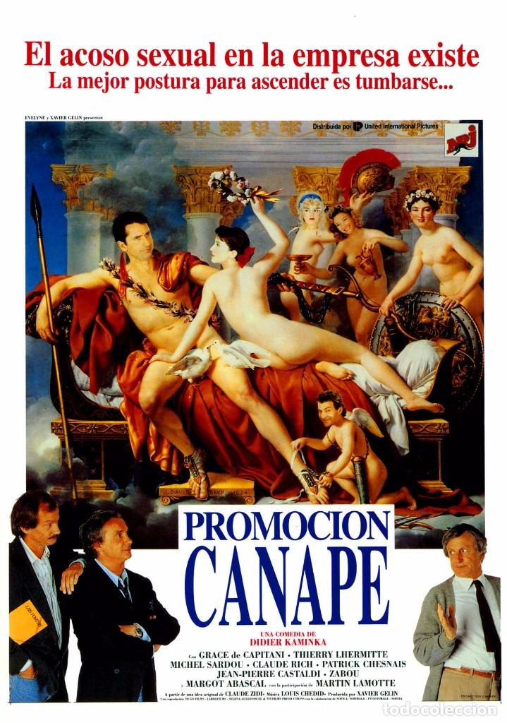 Cine: PROMOCION CANAPE  (GU&Iacute;A ORIGINAL DOBLE CON FOTOS DE SU ESTRENO EN ESPA&Ntilde;A)