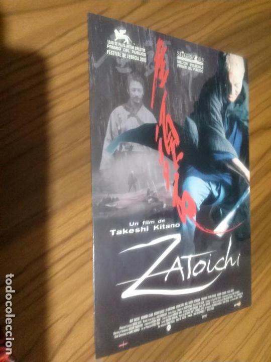 Cinema: ZAITOCHI. GUIA PUBLICITARIA. 4 P&Aacute;GINAS. A COLOR. BUEN ESTADO. RARO