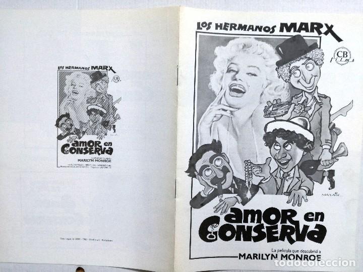 Cine: LOS HERMANOS MARX AMOR EN CONSERVA C. B. FILMS