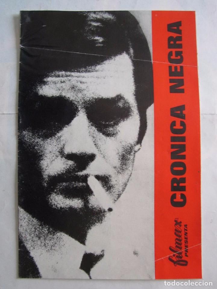 Cinema: CARTEL DE CINE 16X23 CRONICA NEGRA DE JEAN-PIERRE MELVILLE CON CATHERINE DENEUVE Y ALAIN DELON