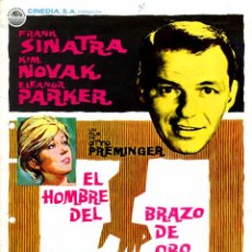 Cine: EL HOMBRE DEL BRAZO DE ORO 1955 (GUIA ORIGINAL CON FOTOS ESTRENO ESPAÑA) FRANK SINATRA