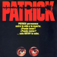 Cine: PATRICK (GUÍA TROQUELADA ORIGINAL DOBLE CON MUCHAS FOTOS DE SU ESTRENO EN ESPAÑA) TERROR