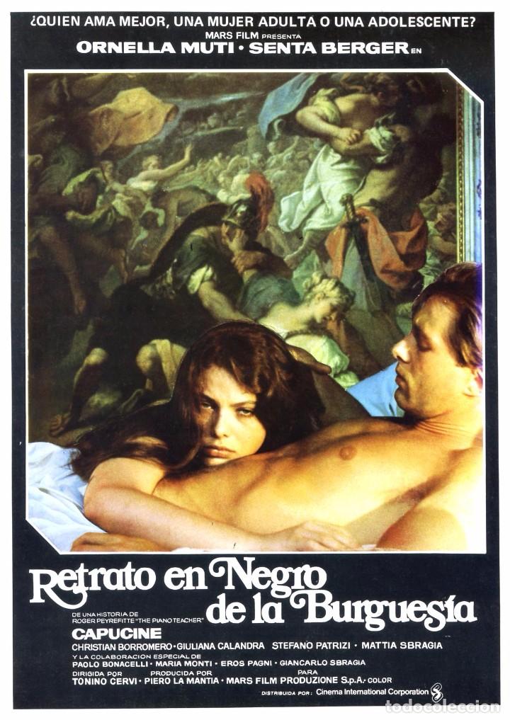Cine: RETRATO EN NEGRO DE LA BURGUES&Iacute;A (GU&Iacute;A ORIGINAL DOBLE CON FOTOS) ORNELLA MUTI