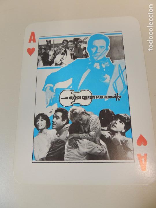 Cine: muchas cuerdas para un violin - ugo tognazzi GUIA PUBLICITARIA ORIGINAL ESTRENO formato carta poker