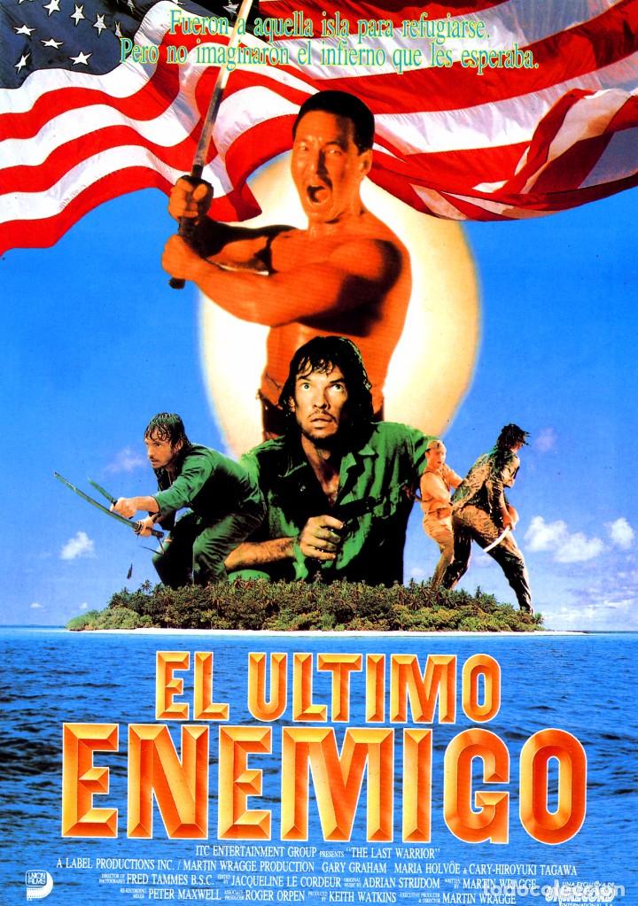 Cin&eacute;ma: EL ULTIMO ENEMIGO (GU&Iacute;A ORIGINAL SIMPLE CON FOTOS DE SU ESTRENO EN ESPA&Ntilde;A)