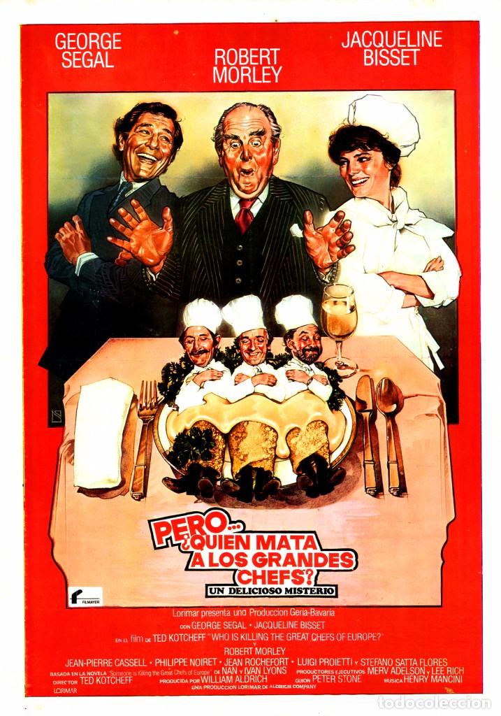 Cinema: PERO... &iquest;QUIEN MATA A LOS GRANDES CHEFS? (GU&Iacute;A ORIGINAL SIMPLE DE SU ESTRENO EN ESPA&Ntilde;A)