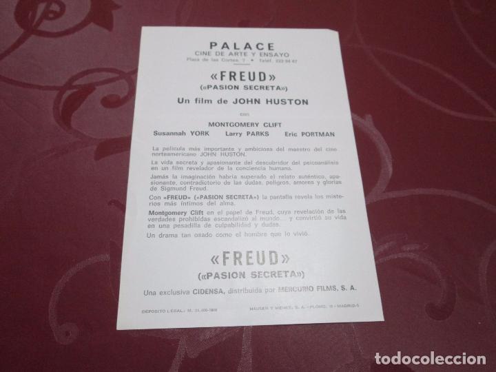 Kino: FREUD (PASION SECRETA) - MONTGOMERY CLIFT - MERCURIO FILMS