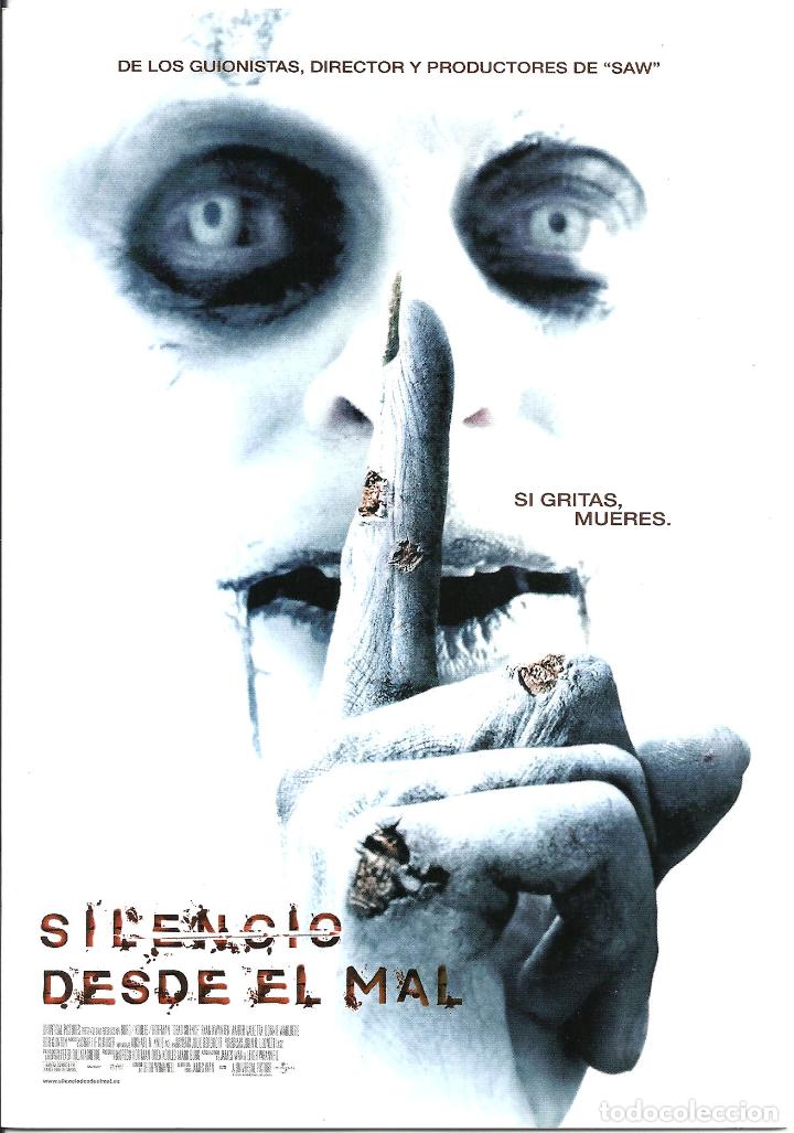 Cinema: G7675 SILENCIO DESDE EL MAL JAMES WAN TERROR GUIA ORIGINAL UNIVERSAL ESPA&Ntilde;OLA