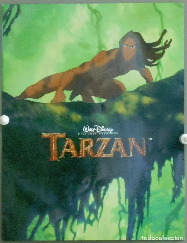 Cinema: G7719 TARZAN ANIMACION WALT DISNEY GUIA TROQUELADA ORIGINAL ESTRENO