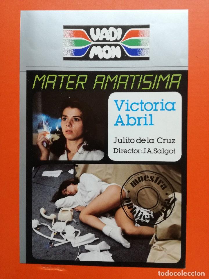 Cine: GUIA DE CINE 14X21 CM-MATER AMATISIMA - VICTORIA ABRIL