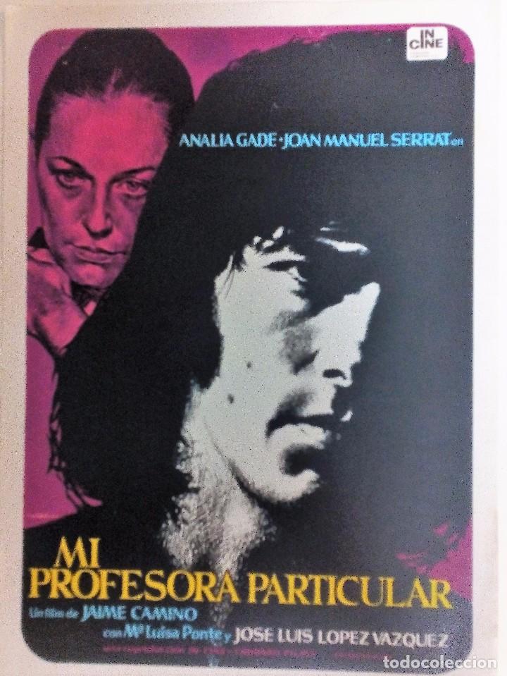 Cinema: MI PROFESORA PARTICULAR ANALIA GADE - JOAN MANUEL SERRAT   10 GU&Iacute;AS 25&euro; - 100 GU&Iacute;AS 125&euro;