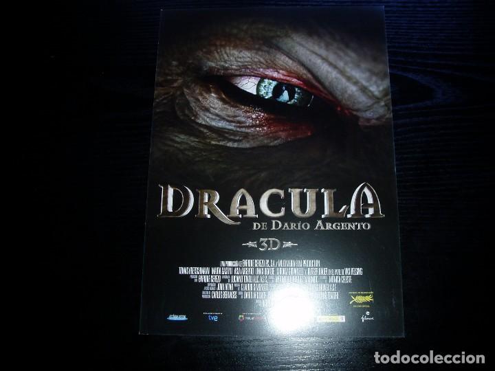 Cine: DRACULA. GUIA PUBLICITARIA SENCILLA. MAGNIFICO ESTADO.ORIGINAL.NUEVO.