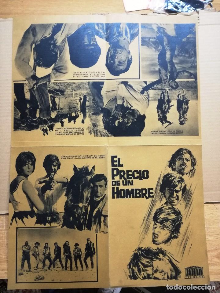 Cine: EL PRECIO DE UN HOMBRE , WESTERN , 1967 , GUIA PUBLICITARIA CINE -