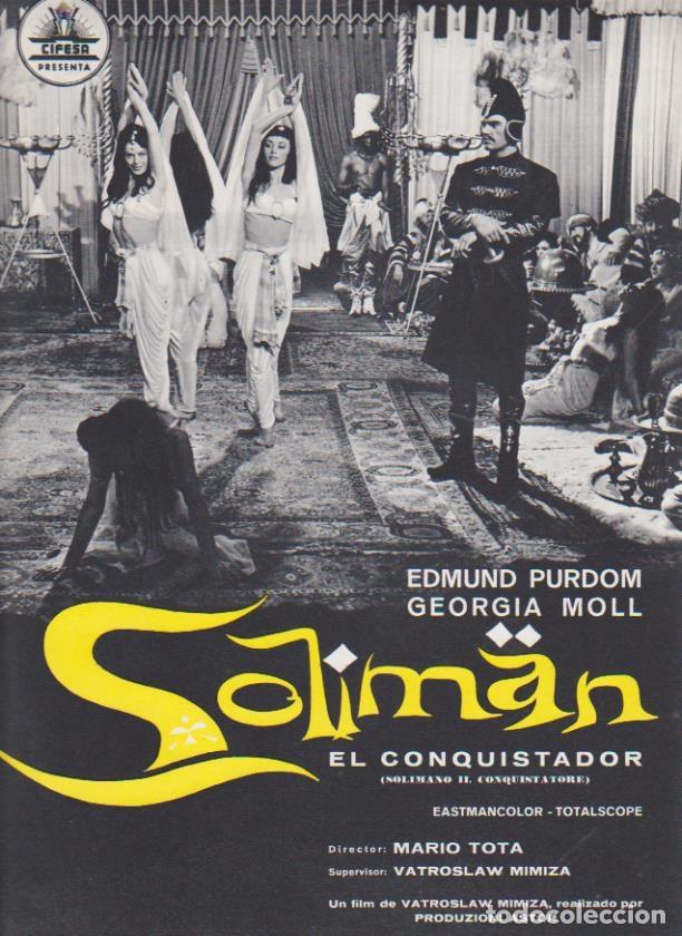 Cinema: Soliman el Conquistador. Gu&iacute;a doble de Cifesa.