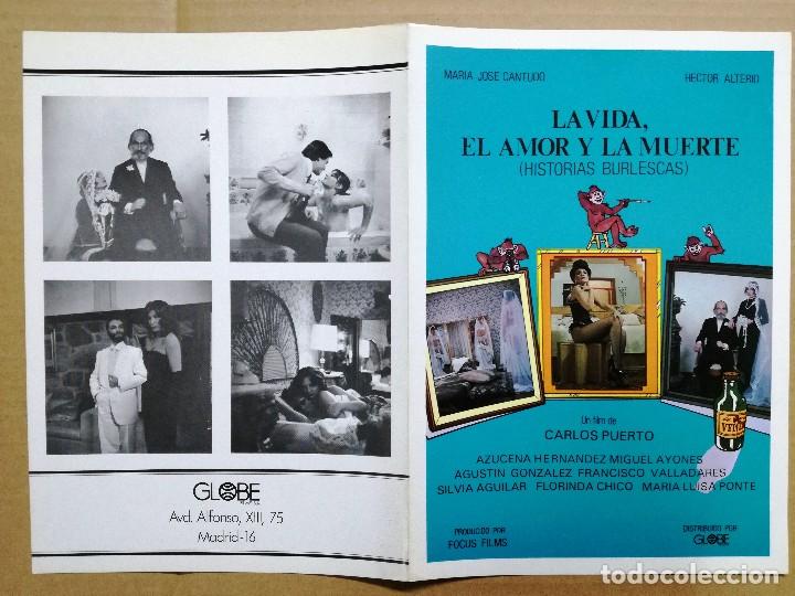 Cine: LA VIDA,EL AMOR Y LA MUERTE. GU&Iacute;A DOBLE.