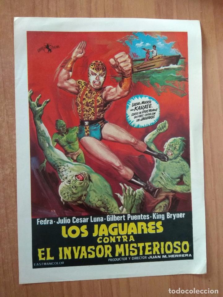 Cine: - GUIA SIMPLE DE LA PELICULA--LOS JAGUARES CONTRA EL INVASOR MISTERIOSO