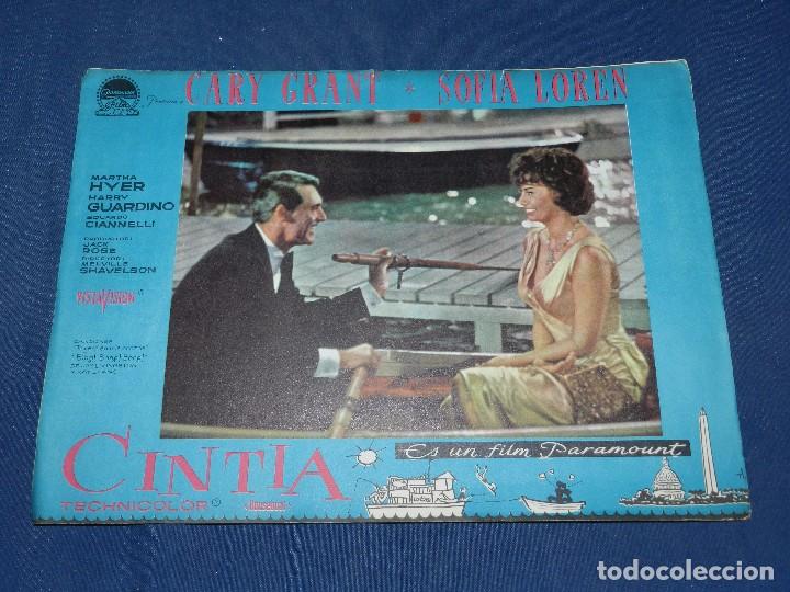 Cine: (M) GUIA CINEMATOGRAFICA - CINTIA , CARY GRANT / SOFIA LOREN , PARAMOUNT FILMS 1960 , 4 PAG
