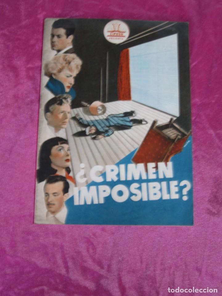 Cine: CRIMEN IMPOSIBLE GUIA DE CINE JOSE SUAREZ ARDAVIN. L4 C2
