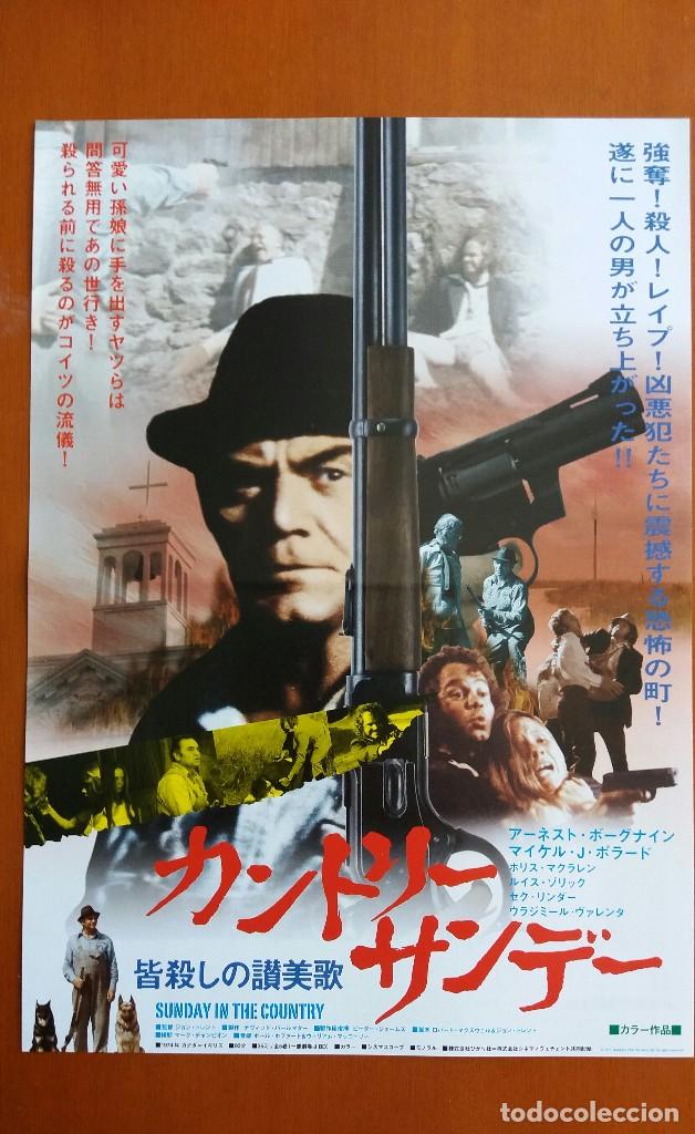 Cinema: Programa Gu&iacute;a japonesa DOMINGO SANGRIENTO 1974- ERNEST BORGNINE . Jap&oacute;n.