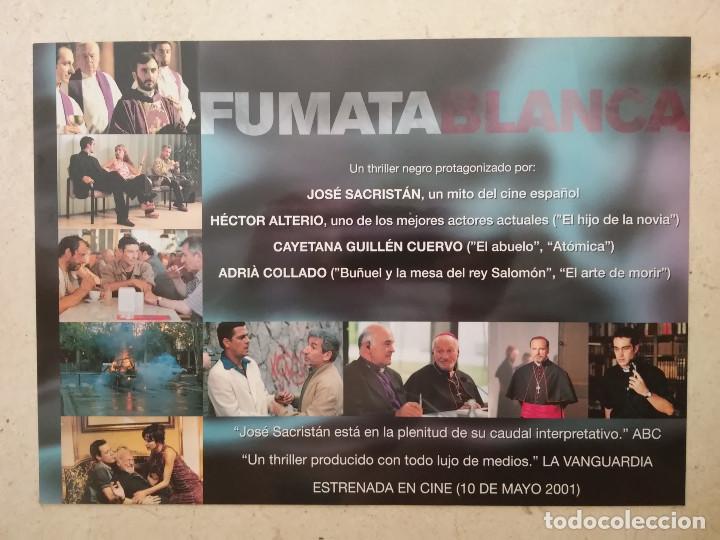 Cine: GUIA DE VIDEOCLUB ORIGINAL -A4- FUMATA BLANCA - JOSE SACRISTAN - CINE ESPA&Ntilde;OL
