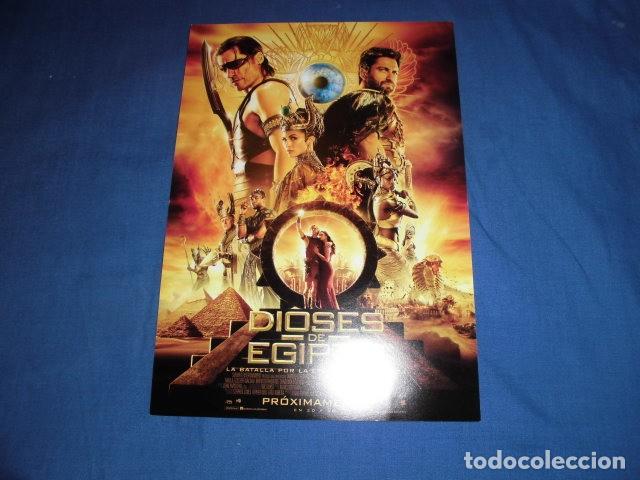 Cine: DIOSES DE EGIPTO. GUIA PUBLICITARIA SENCILLA. ORIGINAL.MAGNIFICO ESTADO.NUEVO.