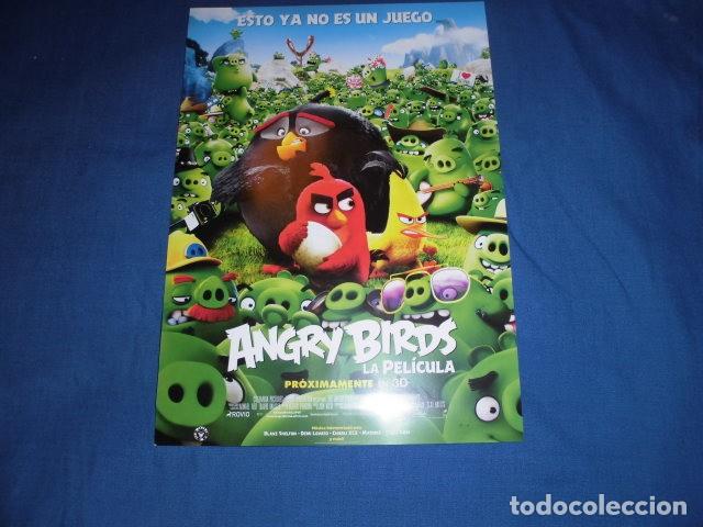 Cine: ANGRY BIRDS. LA PELICULA. GUIA PUBLICITARIA SENCILLA. ORIGINAL.MAGNIFICO ESTADO.NUEVO.