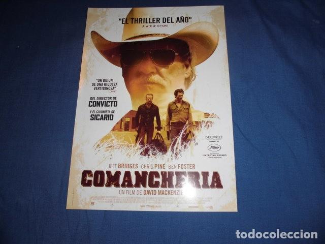 Cine: COMANCHERIA. GUIA PUBLICITARIA SENCILLA. ORIGINAL.MAGNIFICO ESTADO.NUEVO.