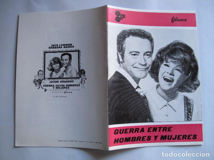 Cine: L1198 GUERRA ENTRE HOMBRES Y MUJERES     ------ NO ENTRA EN LOTES