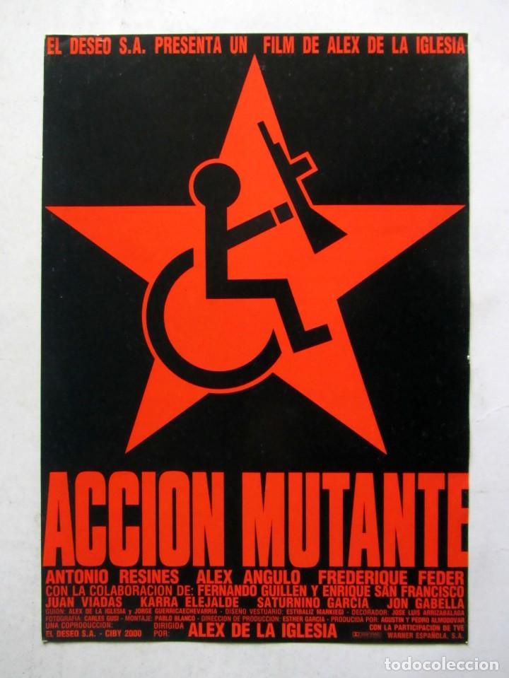 Cinema: ACCI&Oacute;N MUTANTE. GU&Iacute;A ORIGINAL DE LA PEL&Iacute;CULA. 50 GU&Iacute;AS A 70 EUROS. 100 A 120 EUROS.