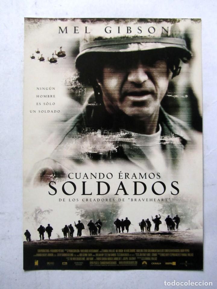 Cinema: CUANDO &Eacute;RAMOS SOLDADOS. GU&Iacute;A ORIGINAL DE LA PEL&Iacute;CULA. 50 GU&Iacute;AS A 70 EUROS. 100 A 120 EUROS.