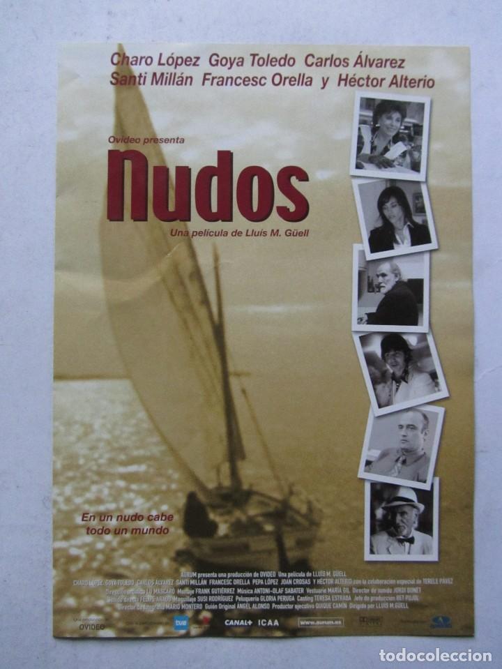 Cinema: NUDOS.  GU&Iacute;A ORIGINAL DOBLE  DE LA PEL&Iacute;CULA. 50 GU&Iacute;AS A 70 EUROS. 100 A 120 EUROS.