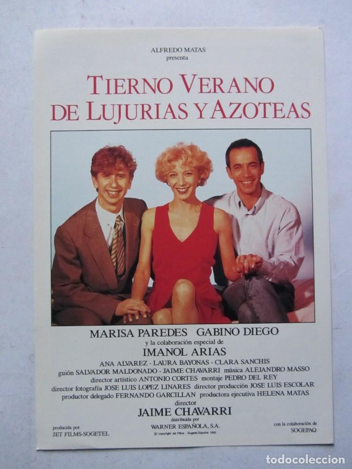 Cinema: TIERNO VERANO DE LUJURIAS Y AZOTEAS. GU&Iacute;A DE LA PEL&Iacute;CULA. 50 GU&Iacute;AS A 70 EUROS. 100 A 120 EUROS.