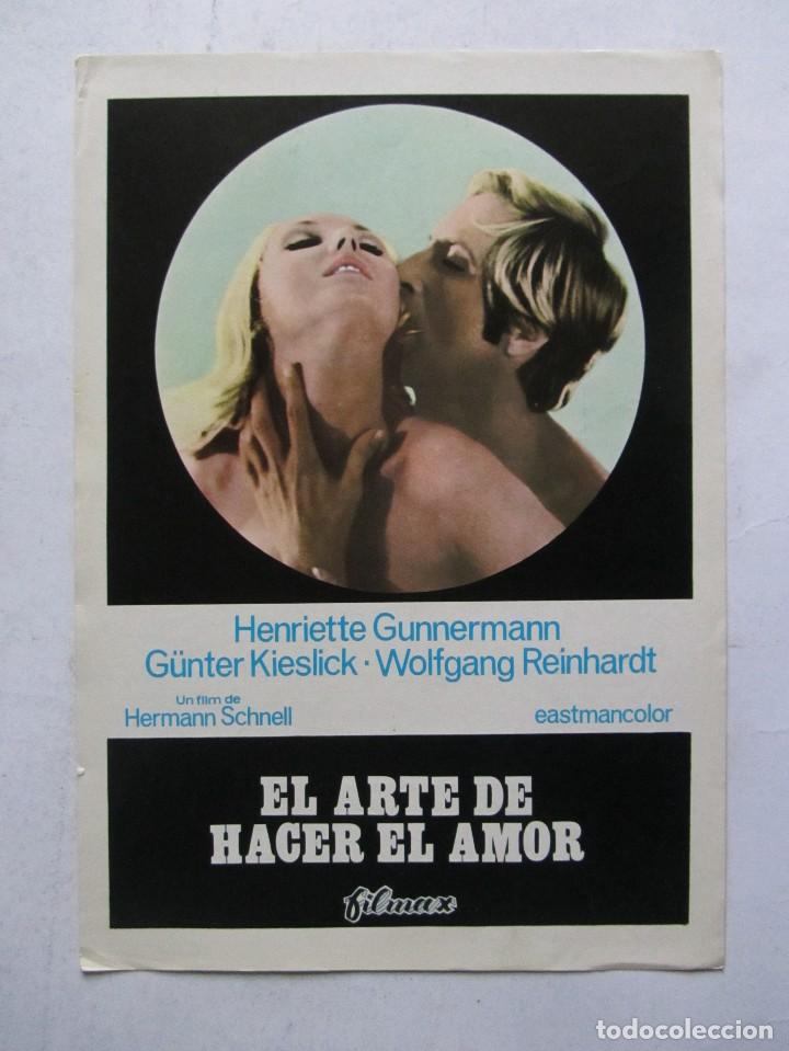 Cin&eacute;ma: El arte de hacer el amor. GU&Iacute;A ORIGINAL DE LA PEL&Iacute;CULA. 50 GU&Iacute;AS A 70 EUROS. 100 A 120 EUROS.