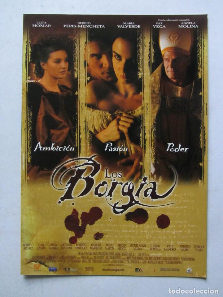 Cinema: LOS BORGIA. GU&Iacute;A ORIGINAL DOBLE DE LA PEL&Iacute;CULA. 50 GU&Iacute;AS A 70 EUROS. 100 A 120 EUROS.