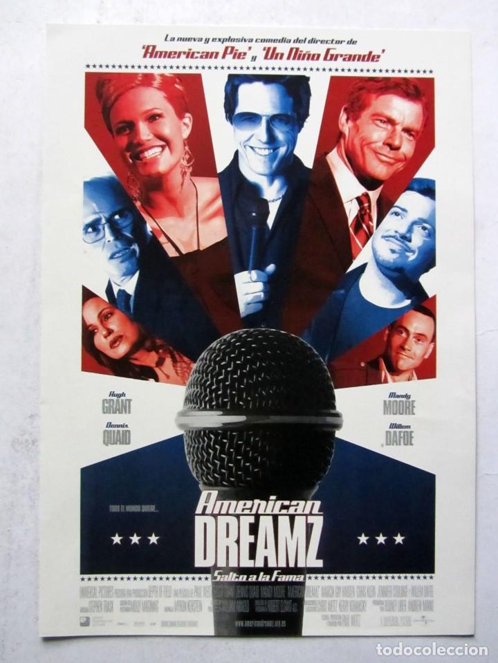 Cin&eacute;ma: AMERICAN DREAMZ. GU&Iacute;A ORIGINAL DOBLE DE LA PEL&Iacute;CULA. 50 GU&Iacute;AS A 70 EUROS. 100 A 120 EUROS.