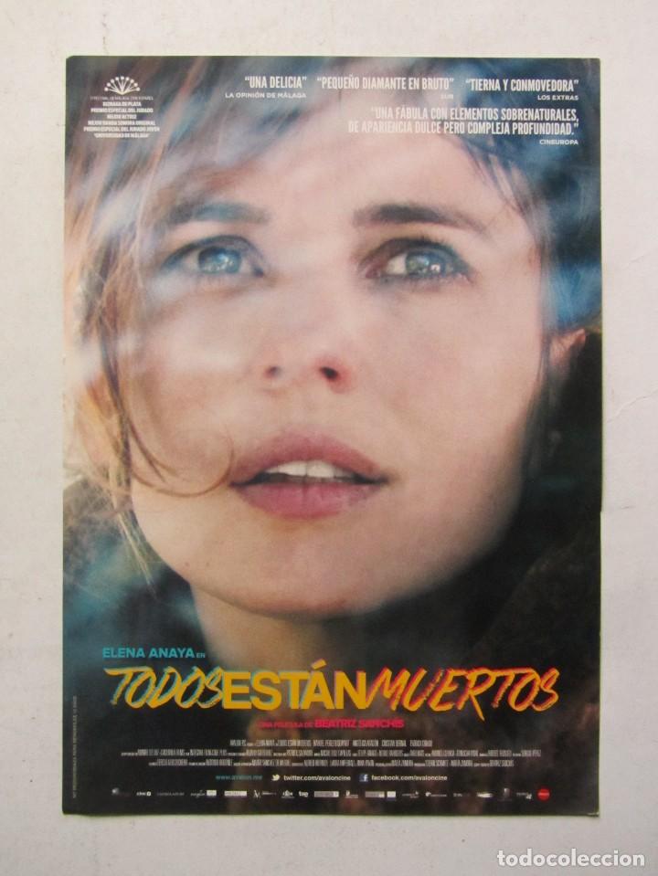 Cinema: TODOS EST&Aacute;N MUERTOS. GU&Iacute;A ORIGINAL DE LA PEL&Iacute;CULA.