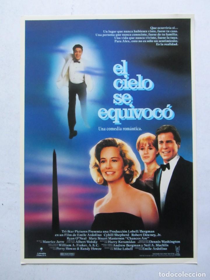 Cin&eacute;ma: EL CIELO SE EQUIVOC&Oacute;. GU&Iacute;A ORIGINAL DE LA PEL&Iacute;CULA. 50 GU&Iacute;AS A 70 EUROS. 100 A 120 EUROS.