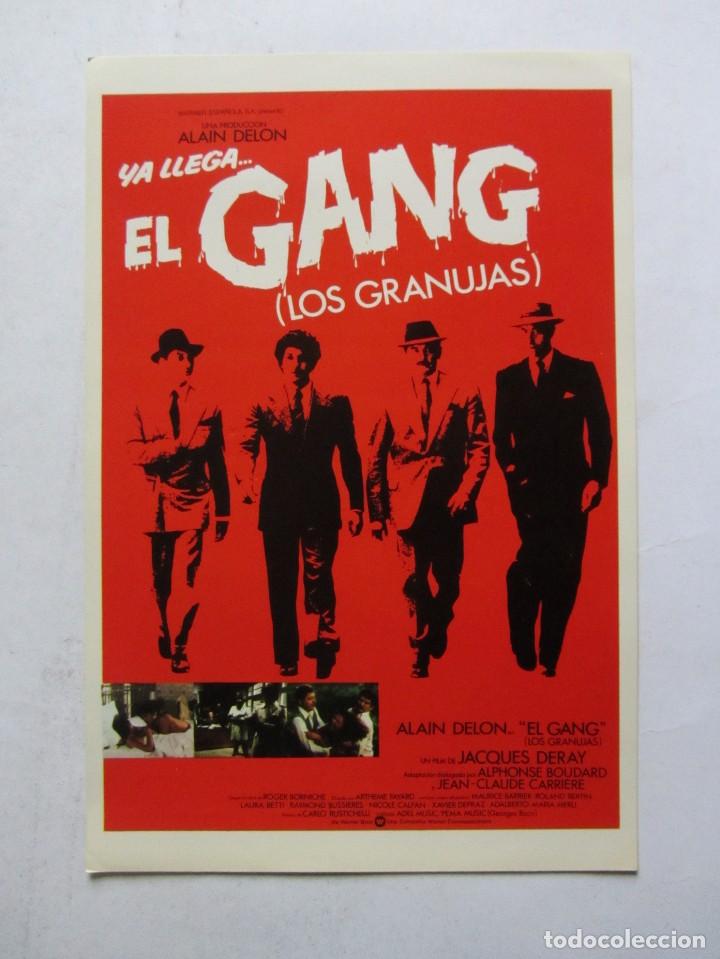 Cinema: EL GANG (LOS GRANUJAS). GU&Iacute;A ORIGINAL DE LA PEL&Iacute;CULA. 50 GU&Iacute;AS A 70 EUROS. 100 A 120 EUROS.