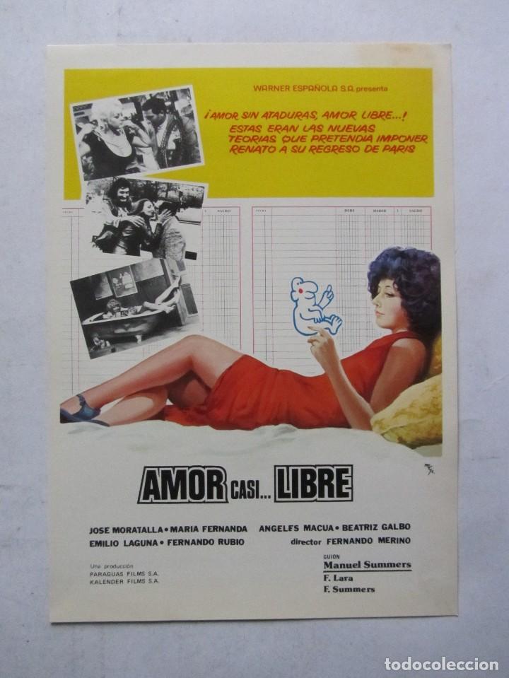 Cinema: AMOR CASI... LIBRE. GU&Iacute;A ORIGINAL DE LA PEL&Iacute;CULA. 50 GU&Iacute;AS A 70 EUROS. 100 A 120 EUROS.