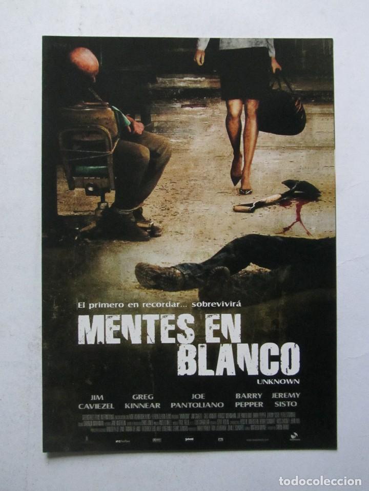 Cin&eacute;ma: MENTES EN BLANCO. GU&Iacute;A ORIGINAL DOBLE DE LA PEL&Iacute;CULA. 50 GU&Iacute;AS A 70 EUROS. 100 A 120 EUROS.