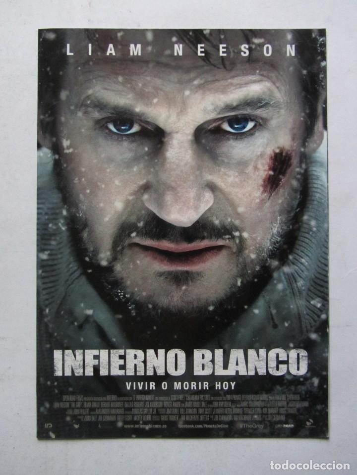 Cinema: INFIERNO BLANCO. GU&Iacute;A ORIGINAL DOBLE DE LA PEL&Iacute;CULA. 50 GU&Iacute;AS A 70 EUROS. 100 A 120 EUROS.